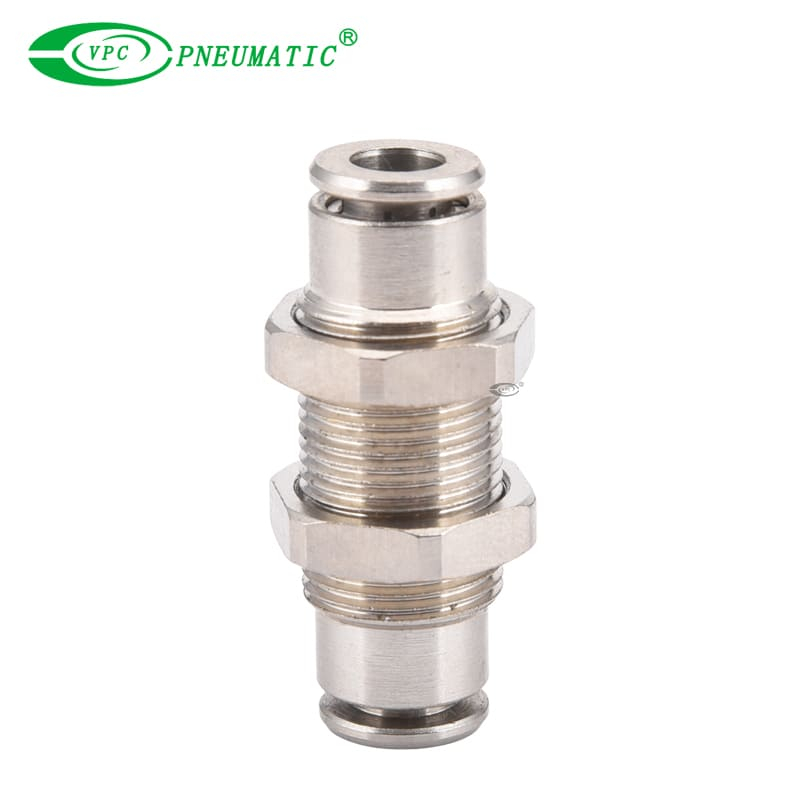 VM Series High Pressure Brass Bulkhead Fitting, 870 Psi