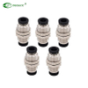 Pneumatic Parts PM 8mm Air Connector Quick Connect 1/4" Tube Brass Plastic Bulkhead Fittings