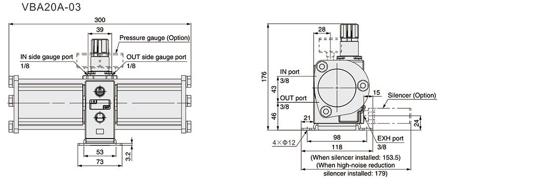 VBA20A booster regulator