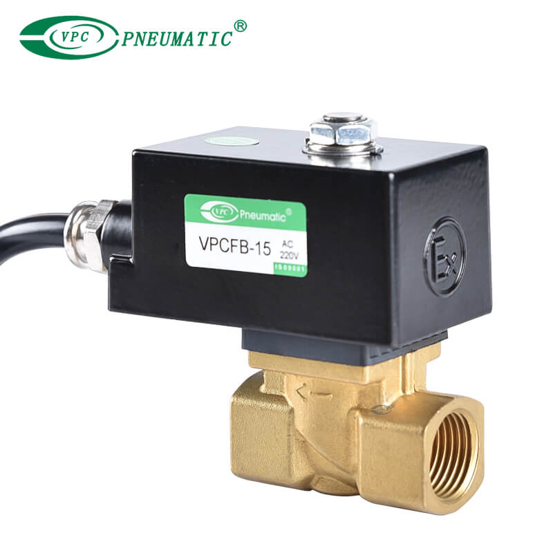 VPC Series 2/2 Way Pilot-Operated Solenoid Valve with Explosion-proof Coil