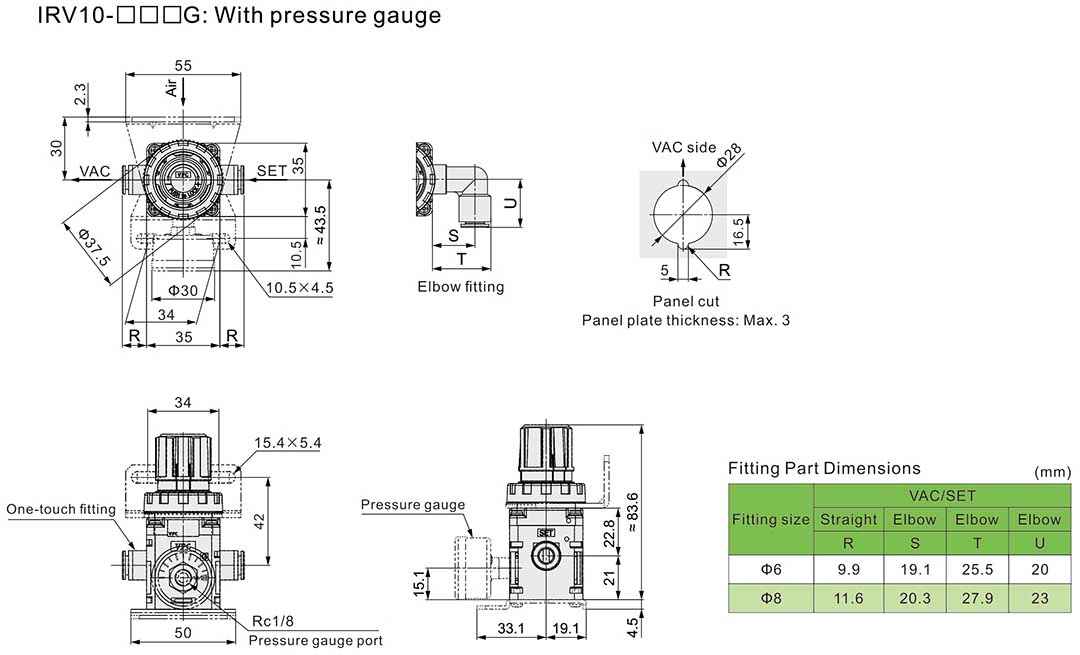 vacuum regulator valve
