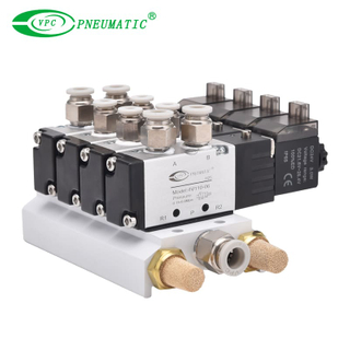 4v210-08 Pneumatic Solenoid Valve Manifold