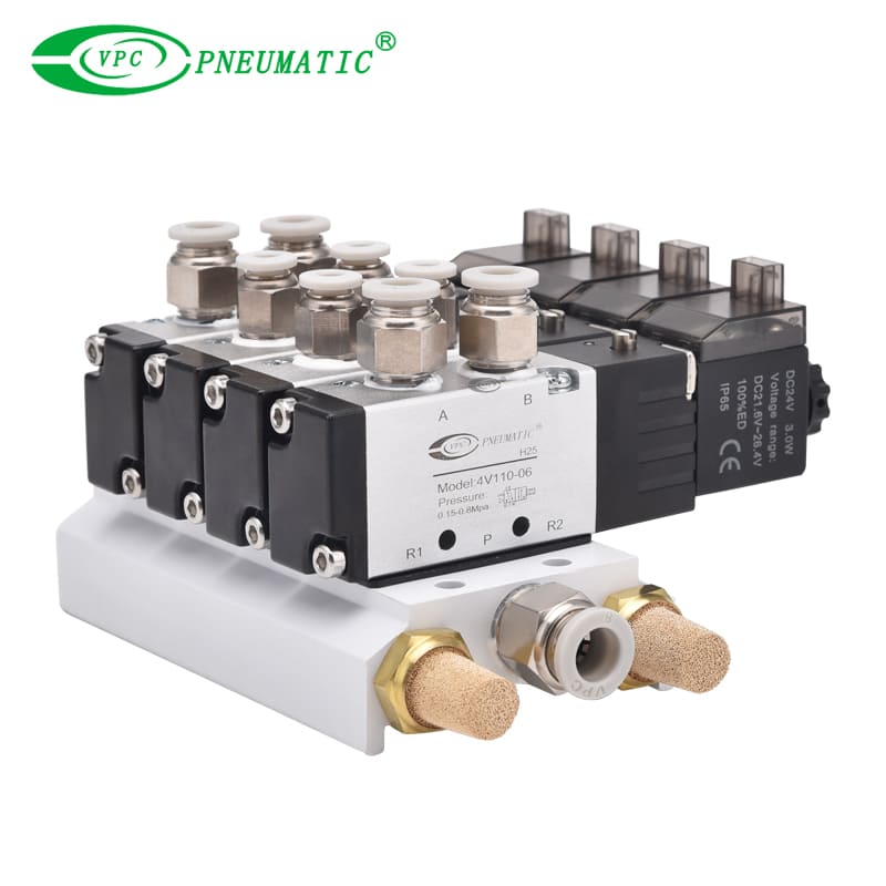 pneumatic solenoid valve manifold