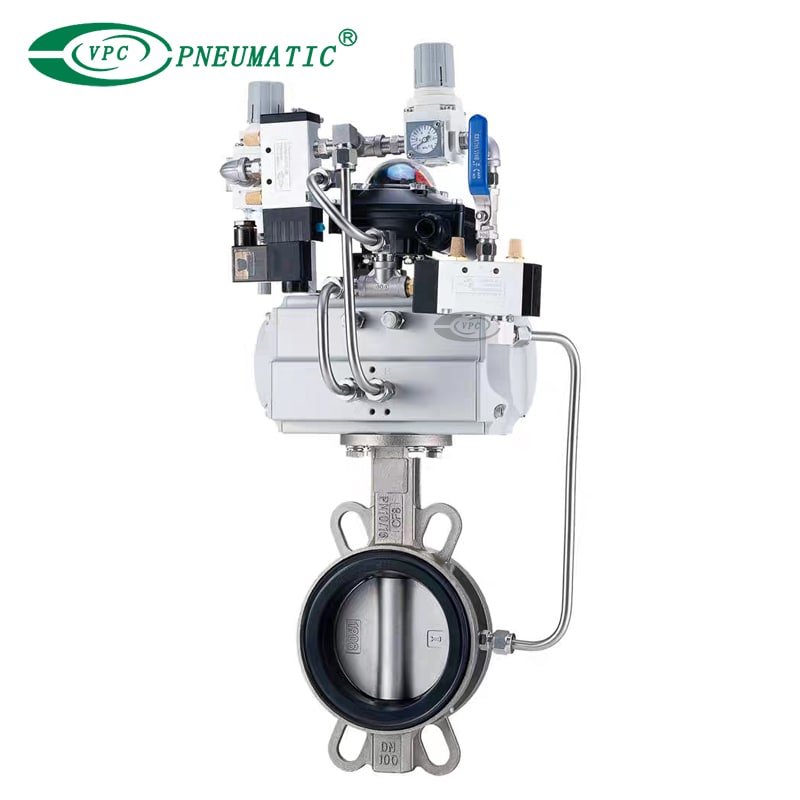 pneumatic butterfly valve