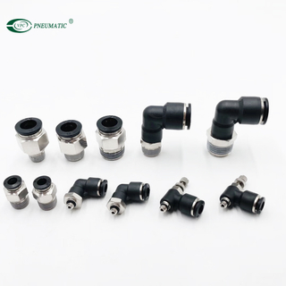 Pneumatic Component M4 M6 Mini One Touch Quick Push in Lock Connector Small Brass Plastic Air Fittings