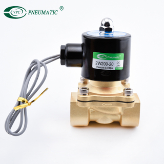 Brass Valve 2W160-15 1/2 Inch 24v dc Direct Acting Normally Closed Waterproof Solenoid Valve