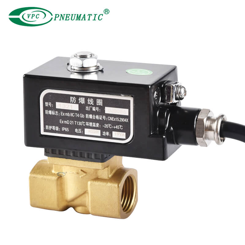 VPC Series 2/2 Way Pilot-Operated Solenoid Valve with Explosion-proof Coil