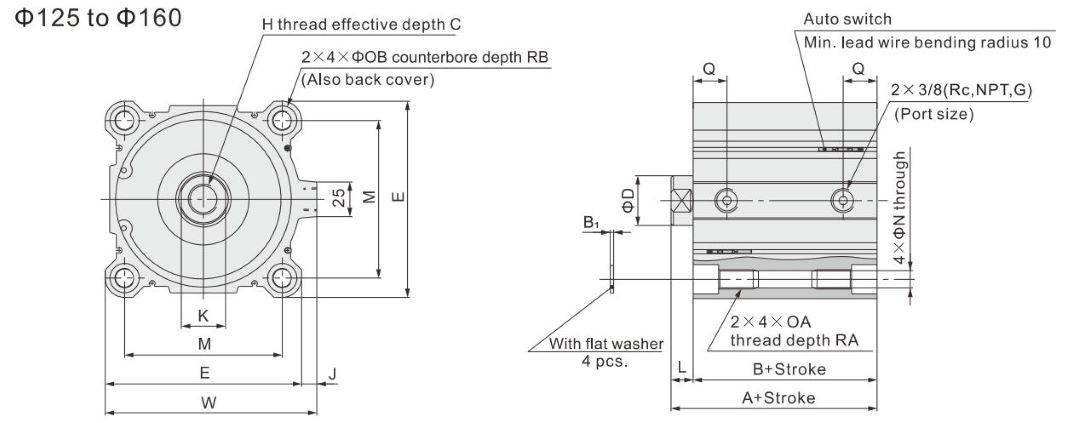 single rod cylinder