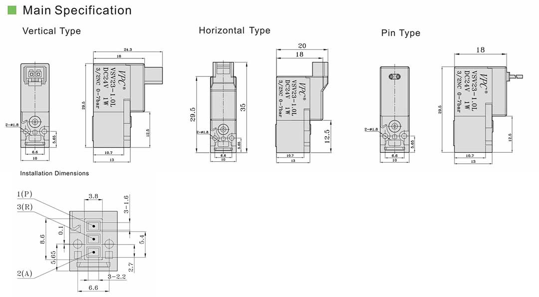 10mm miniature solenoid valve