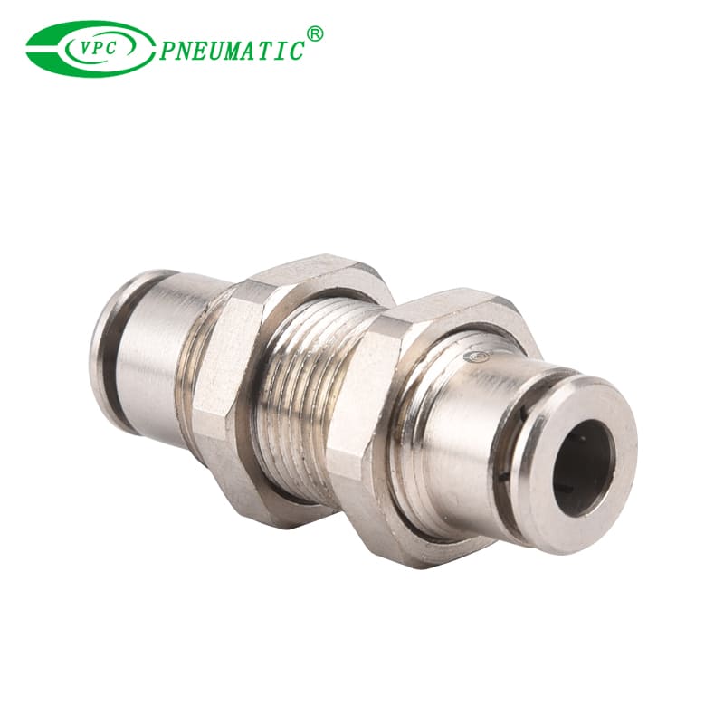 VM Series High Pressure Brass Bulkhead Fitting, 870 Psi